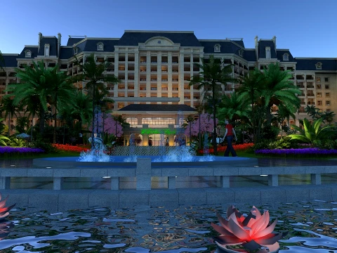 Hotel 3D Model