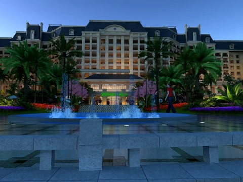 Hotel 3D Model