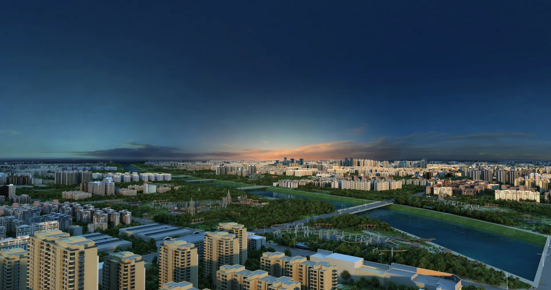 Urban architecture 3D Model .c4d .max .obj .3ds .fbx .stl .blend