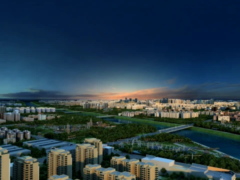 Urban architecture 3D Model