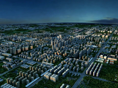 Urban architecture 3D Model