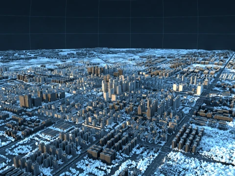 Urban architecture 3D Model