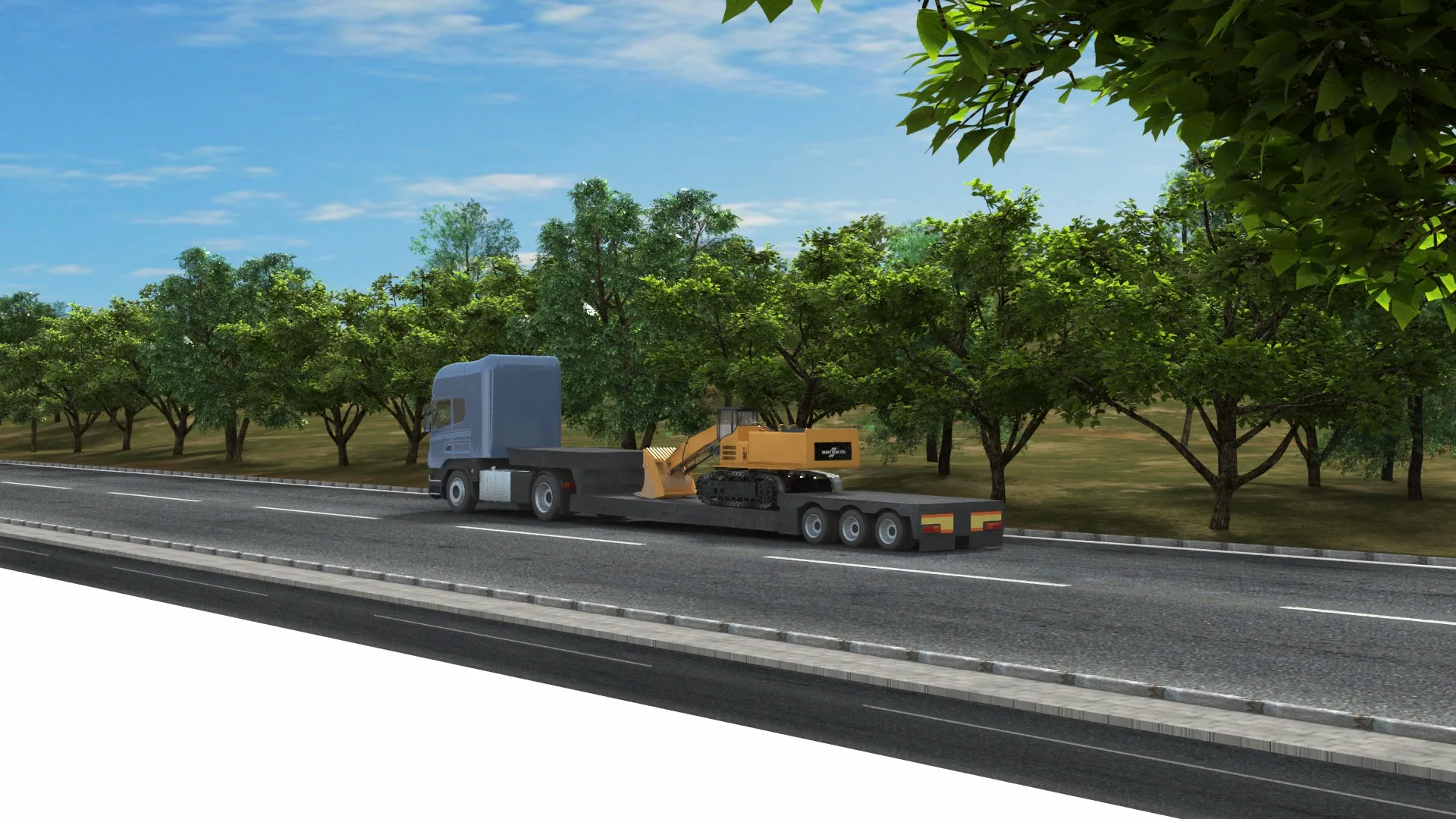 Truck 3D Model .c4d .max .obj .3ds .fbx .stl .blend 