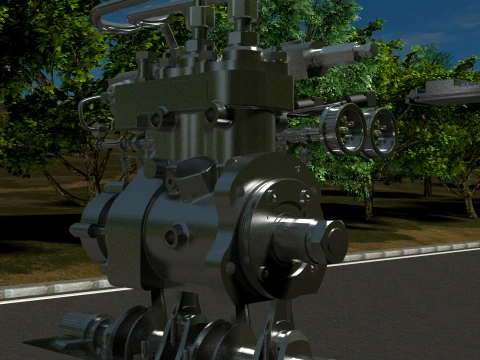 Engine 3D Model