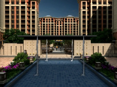 Urban architecture 3D Model