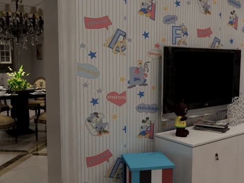 Childrens bedroom 3D Model