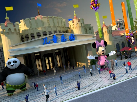 Urban architecture 3D Model