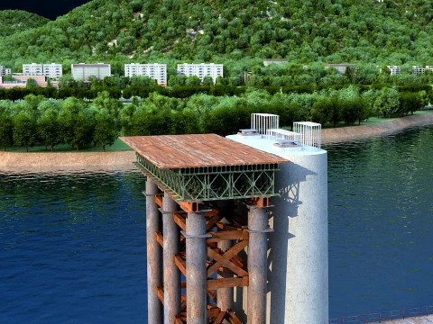 Build a bridge 3D Model