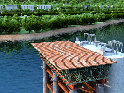 Build a bridge 3D Model