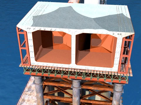 Build a bridge 3D Model