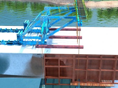 Build a bridge 3D Model