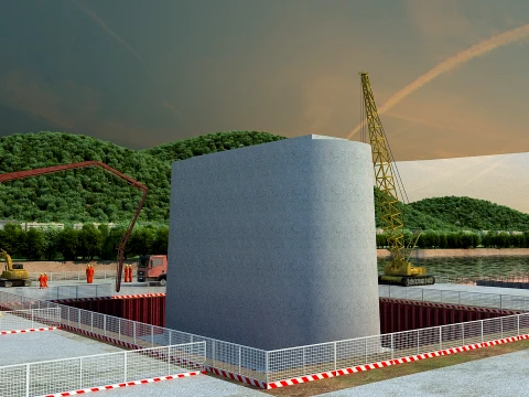 Build a bridge 3D Model