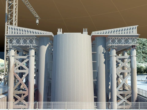 Build a bridge 3D Model