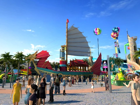 Ocean Park 3D Model