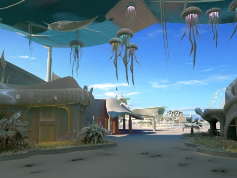Ocean Park 3D Model