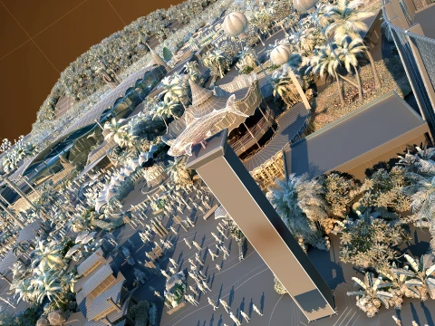 Ocean Park 3D Model