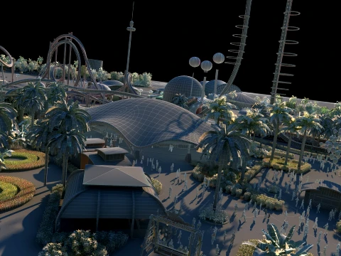 Ocean Park 3D Model