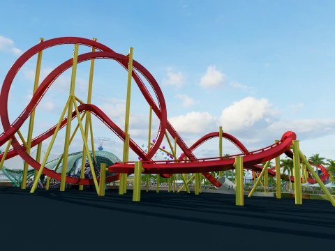Parque Oce&aacute;nico Modelo 3D