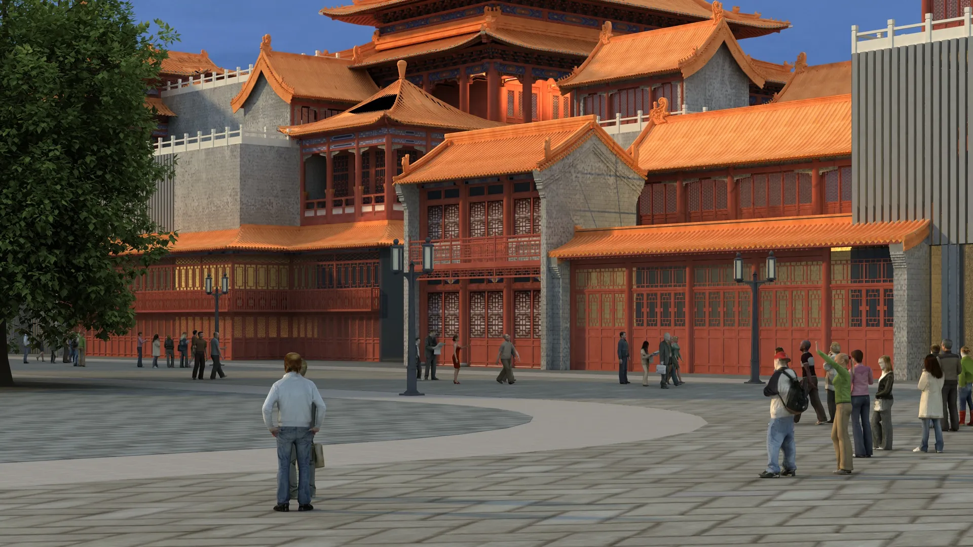 Arquitetura antiga Modelo 3D .c4d .max .obj .3ds .fbx .stl .blend 
