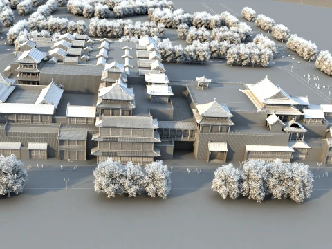Arquitetura antiga Modelo 3D