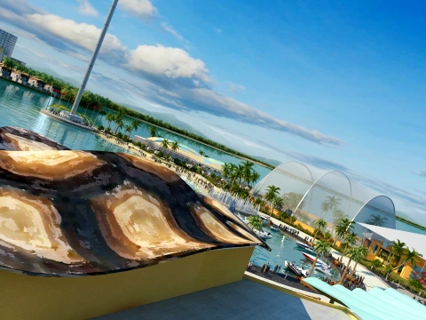 Parque Oce&aacute;nico Modelo 3D