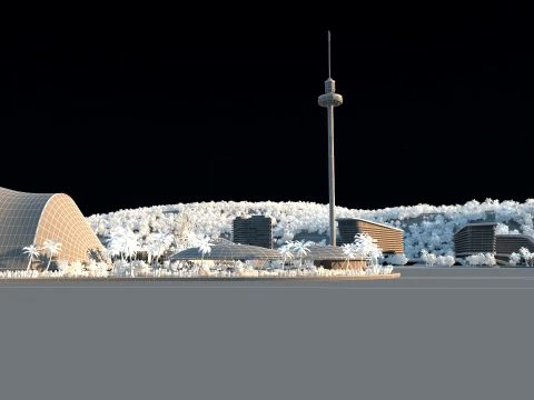 オーシャンパーク 3Dモデル
