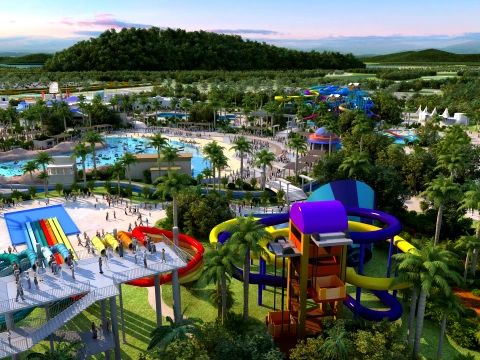 Parque Oce&aacute;nico Modelo 3D