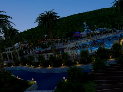 Parque Oce&aacute;nico Modelo 3D