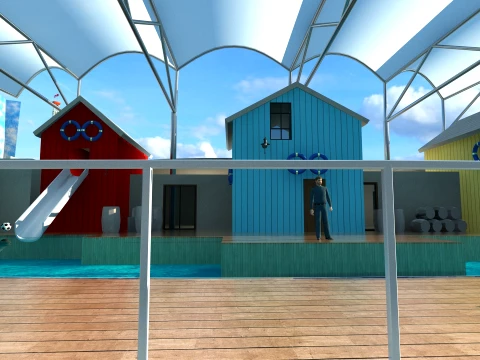 Parque Oce&aacute;nico Modelo 3D