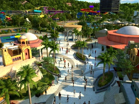 Parc Oc&eacute;an Modèle 3D