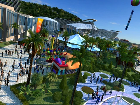 Parque Oce&aacute;nico Modelo 3D