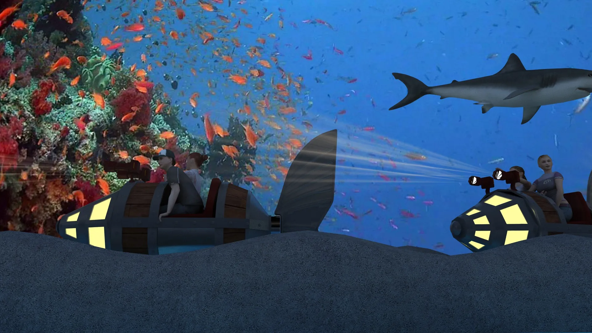 オーシャンパーク 3Dモデル .c4d .max .obj .3ds .fbx .stl .blend 