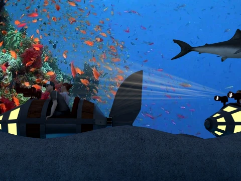 Parque Oce&aacute;nico Modelo 3D