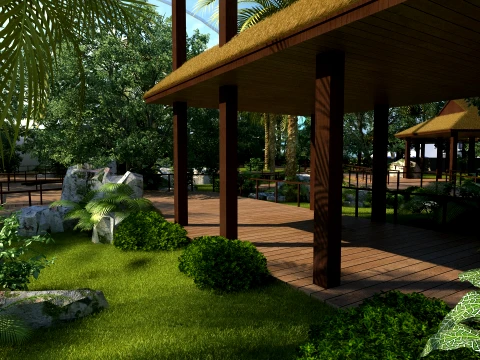 Parque Oce&aacute;nico Modelo 3D