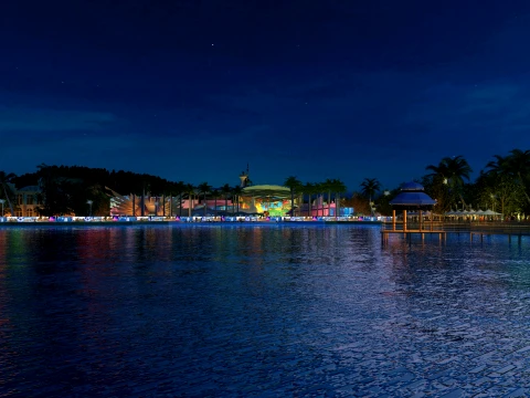 Parque Oce&aacute;nico Modelo 3D