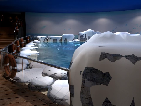 Parque Oce&aacute;nico Modelo 3D