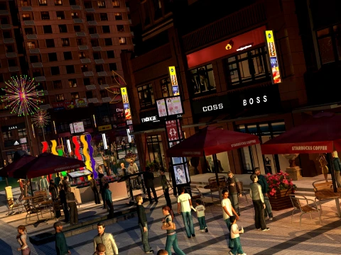 Urban architecture 3D Model