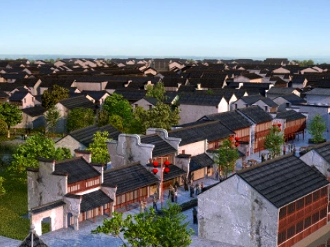 Ancient town 3D Model