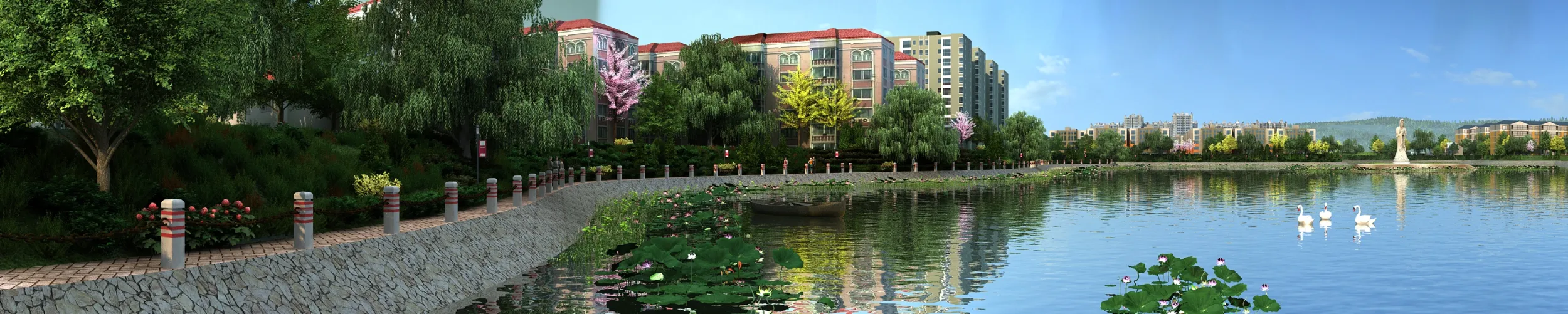 Urban architecture 3D Model .c4d .max .obj .3ds .fbx .stl .blend 