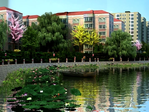 Architettura urbana Modello 3D