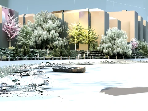 Urban architecture 3D Model