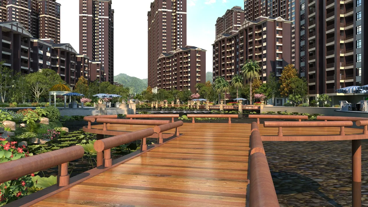 Urban architecture 3D Model .c4d .max .obj .3ds .fbx .stl .blend