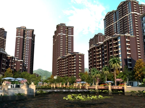 Urban architecture 3D Model