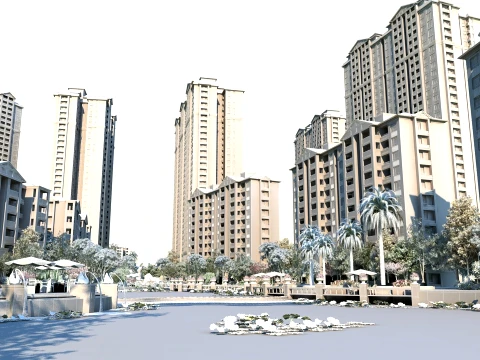Urban architecture 3D Model