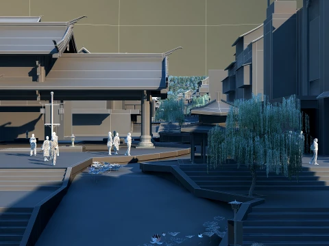 Ancient town 3D Model
