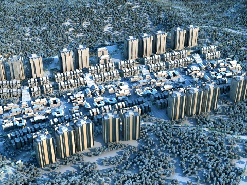 Town 3D Model