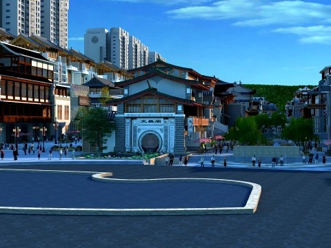 Ancient architecture 3D Model