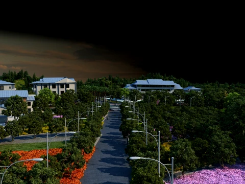 Town 3D Model