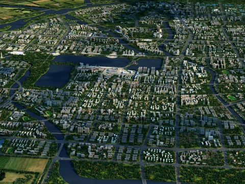 Urban architecture 3D Model