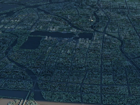 Urban architecture 3D Model